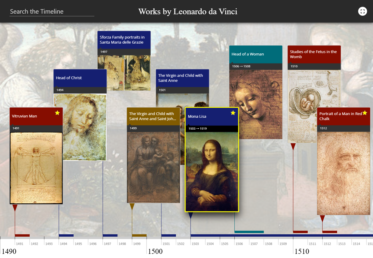 Interactive Timeline Preview